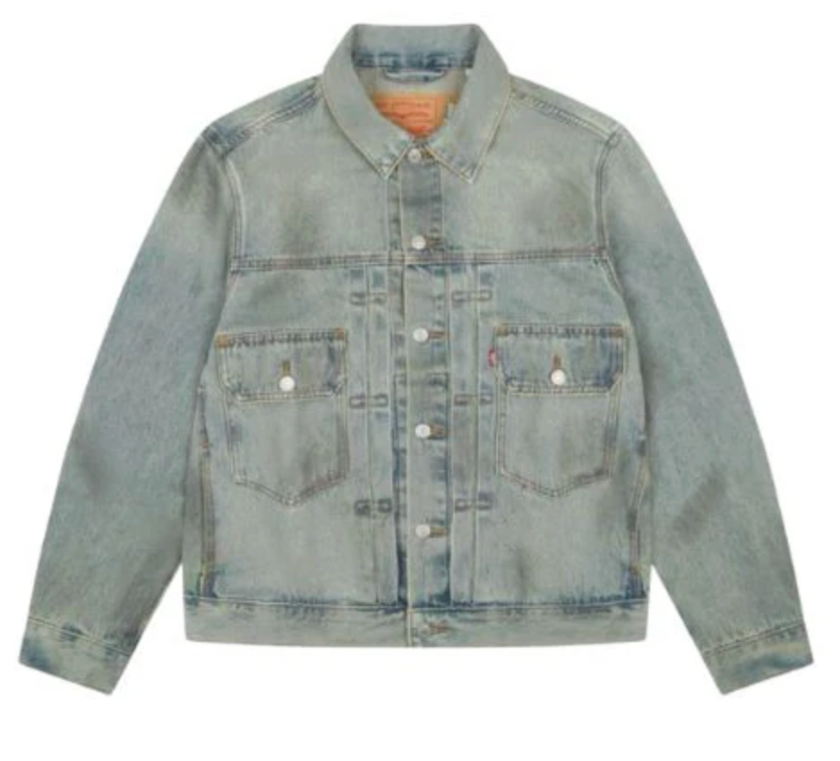 Denim Tears x Levi's Jacket Dirty Wash Type 2 Light Wash