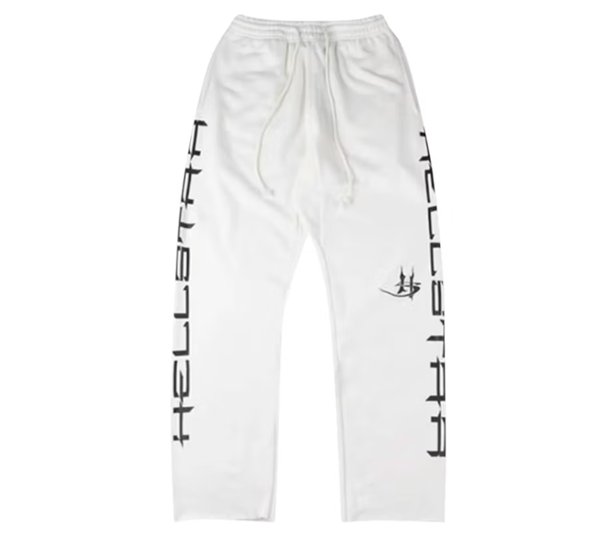 Hellstar Gothic Sweatpants White