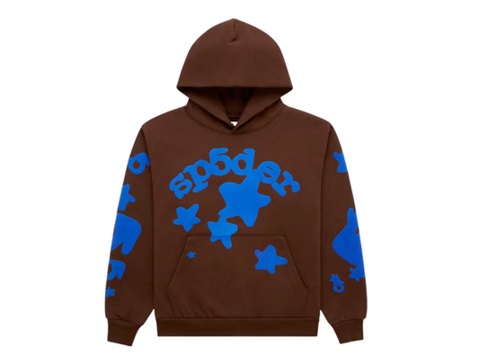Sp5der Beluga Hoodie Brown