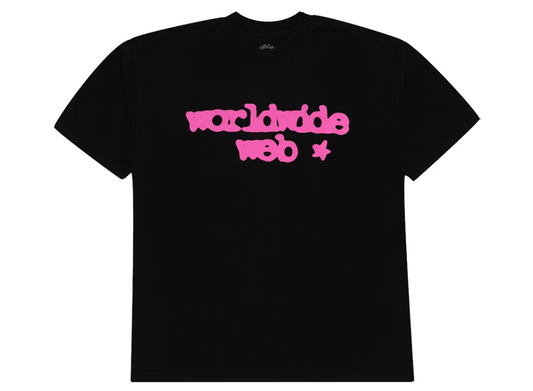 Sp5der Web Tee Black/Pink