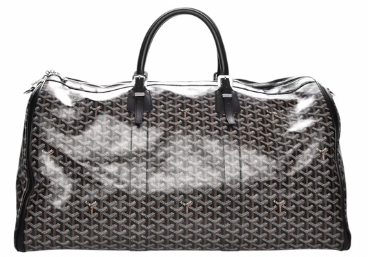 Goyard Croisiere Goyardine Duffle Bag 60 Black