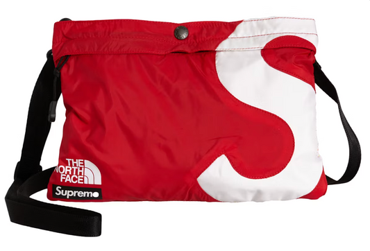 Supreme The North Face S Logo Shoulder Bag Red