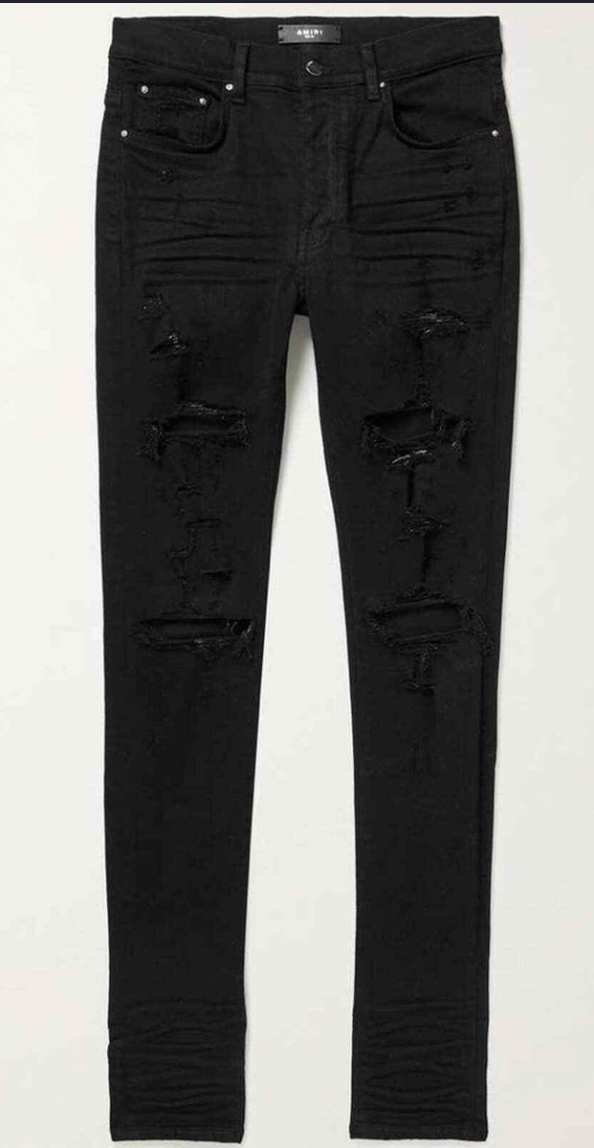AMIRI Jeans Thrasher Plus Skinny-Fit Distressed black'