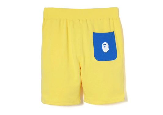A Bathing Ape Pastel Shorts Yellow/Blue