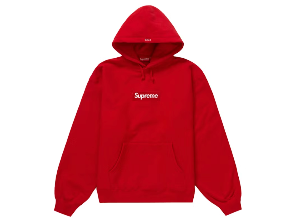 Supreme Box Logo Hooded Sweatshirt (FW23) Red