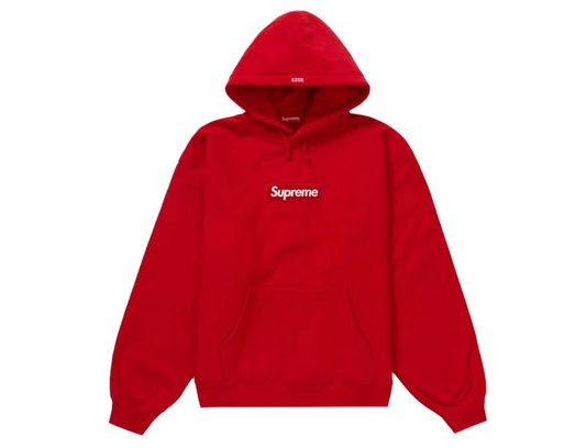 Supreme Box Logo Hooded Sweatshirt (FW23) Red