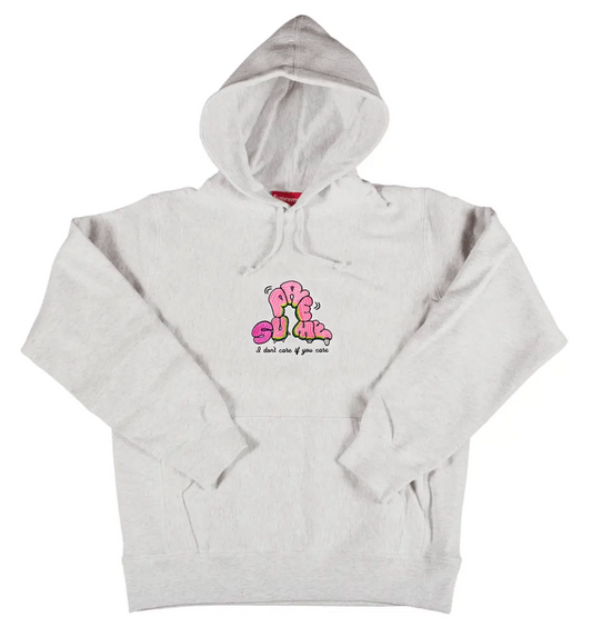 Supreme Don't Care Hooded Sweatshirt 'Heather Multi'