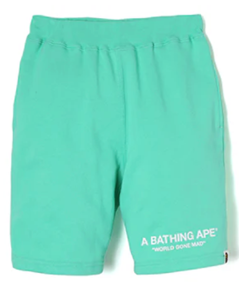A Bathing Ape Pastel Shorts TURQUOISE/PURPLE