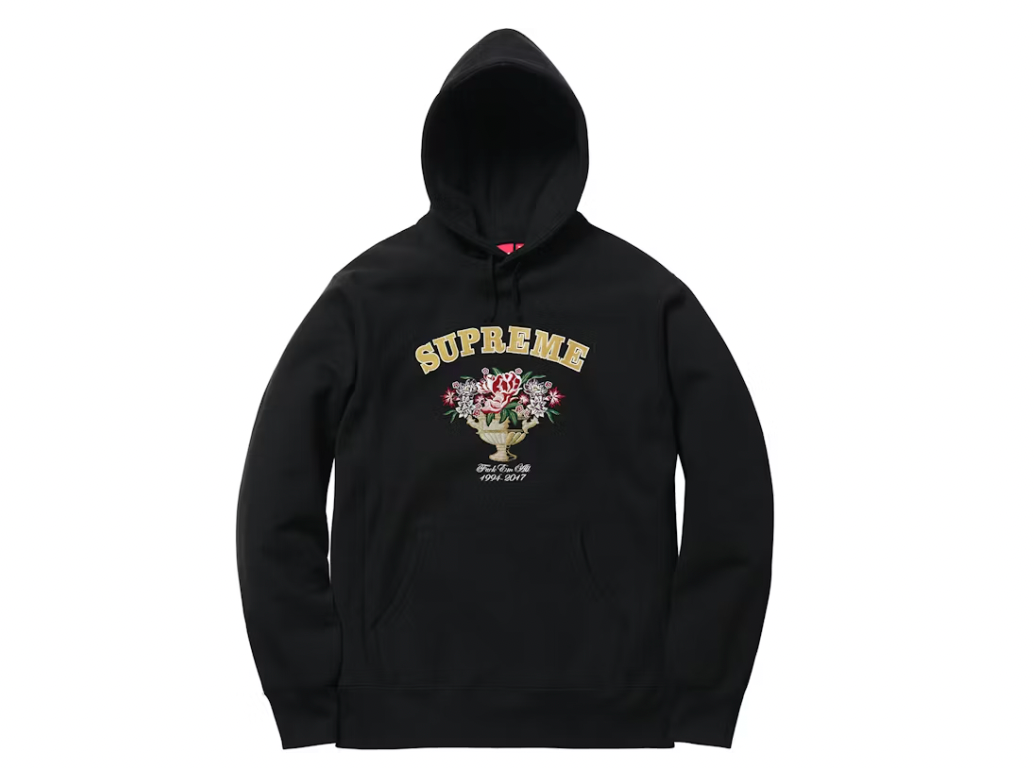 Supreme Centrepiece Hoodie Black