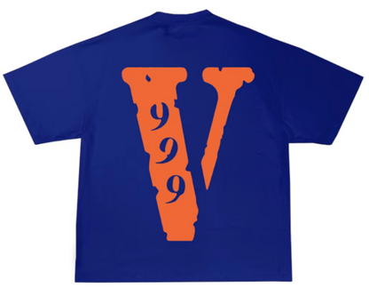 Juice Wrld x Vlone 999 Tee Blue