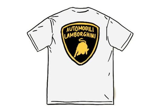 Supreme Automobili Lamborghini Tee White