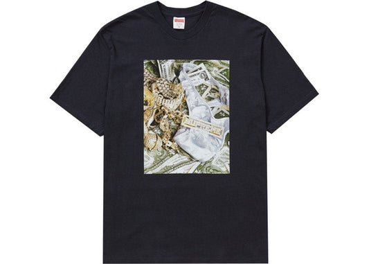 Supreme Bling Tee Navy