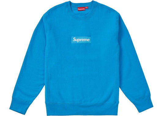 Supreme Box Logo Crewneck (FW18) Bright Royal