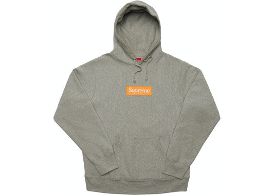 Products Supreme Box Logo Hooded Sweatshirt (FW17) Heather Grey (Pre-Owned)