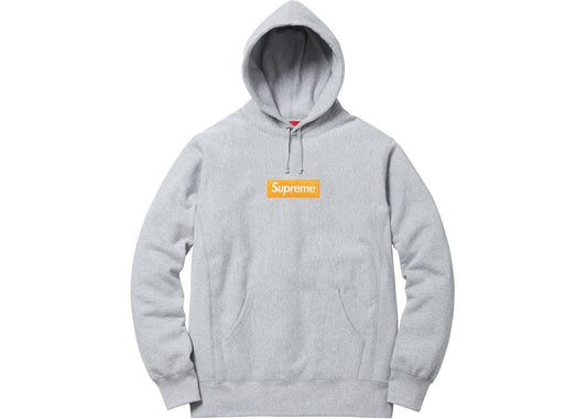 Supreme Box Logo Hooded  Sweatshirt (FW17) Heather Grey