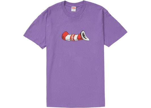 Supreme Cat in the Hat Tee Purple