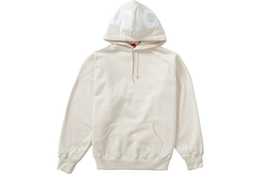 Supreme Contrast Hooded Sweatshirt Natural