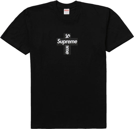 Supreme Cross Box Logo Tee Black