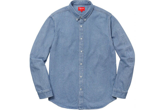 Supreme Denim Shirt Blue (Pre-Owned 9.5/10)