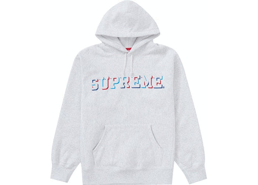 Supreme Drop Shadow Hooded Sweatshirt Heather Multi