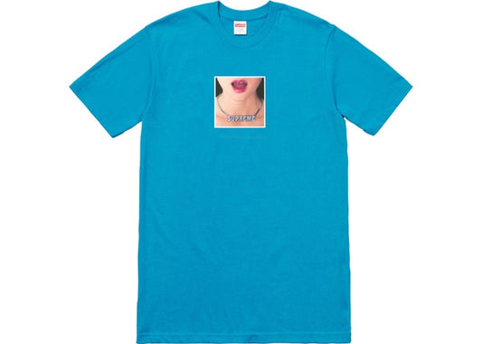 Supreme Necklace Tee Cyan