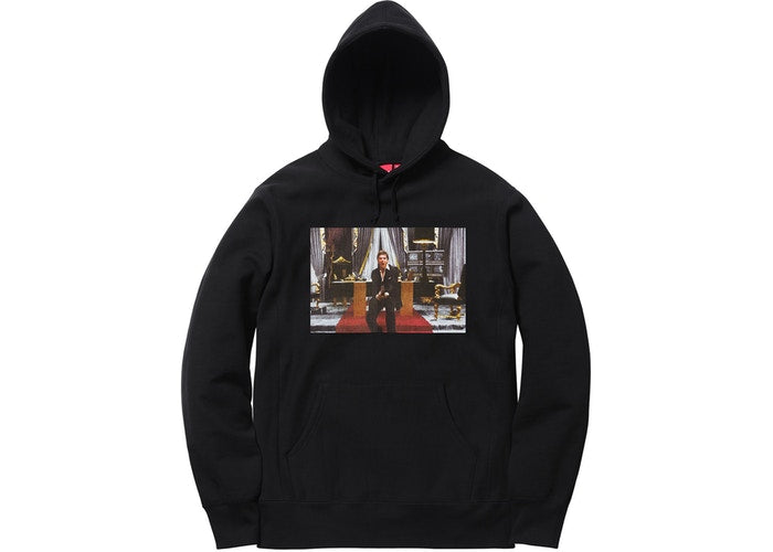Supreme Scarface Friend Hooded Sweatshirt Black