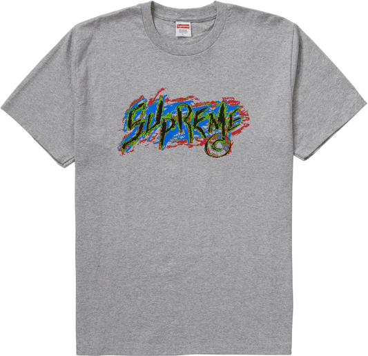 Supreme Scratch Tee Heather Grey