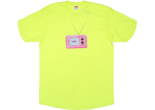 Supreme TV Tee Bright Yellow