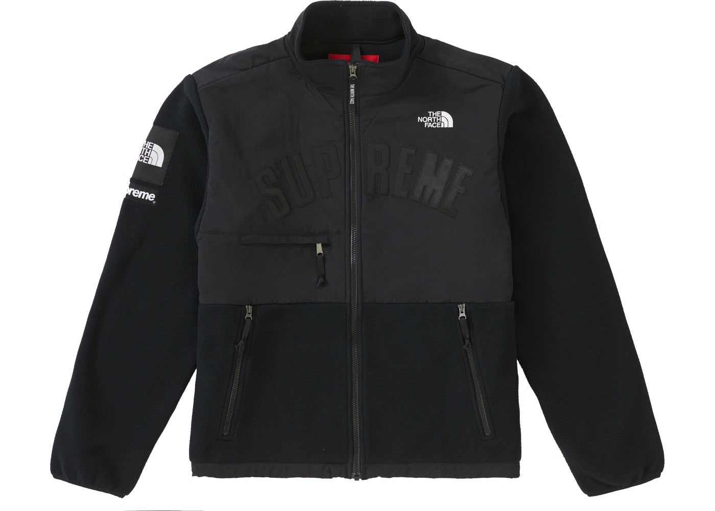 Supreme The North Face Arc Logo Denali Fleece  Jacket Black