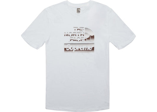 Supreme The North Face Metallic Logo T-Shirt White