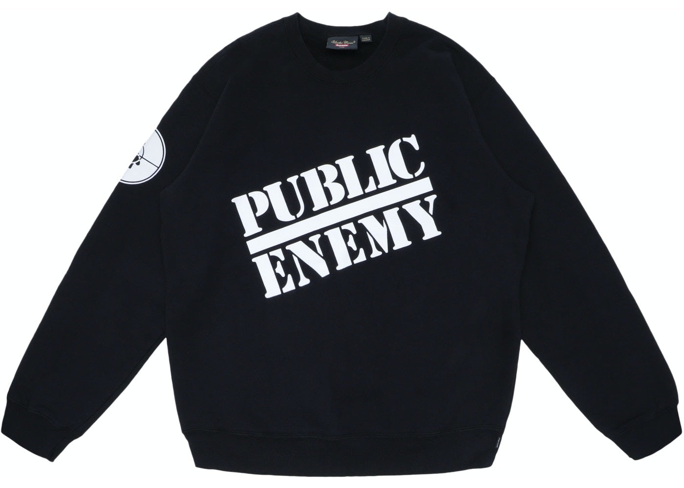 Supreme UNDERCOVER/Public Enemy Crewneck Sweatshirt Black