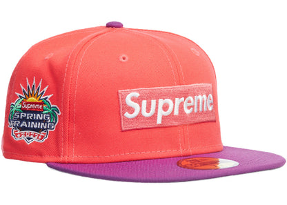 Supreme 2-Tone Box Logo New Era Coral