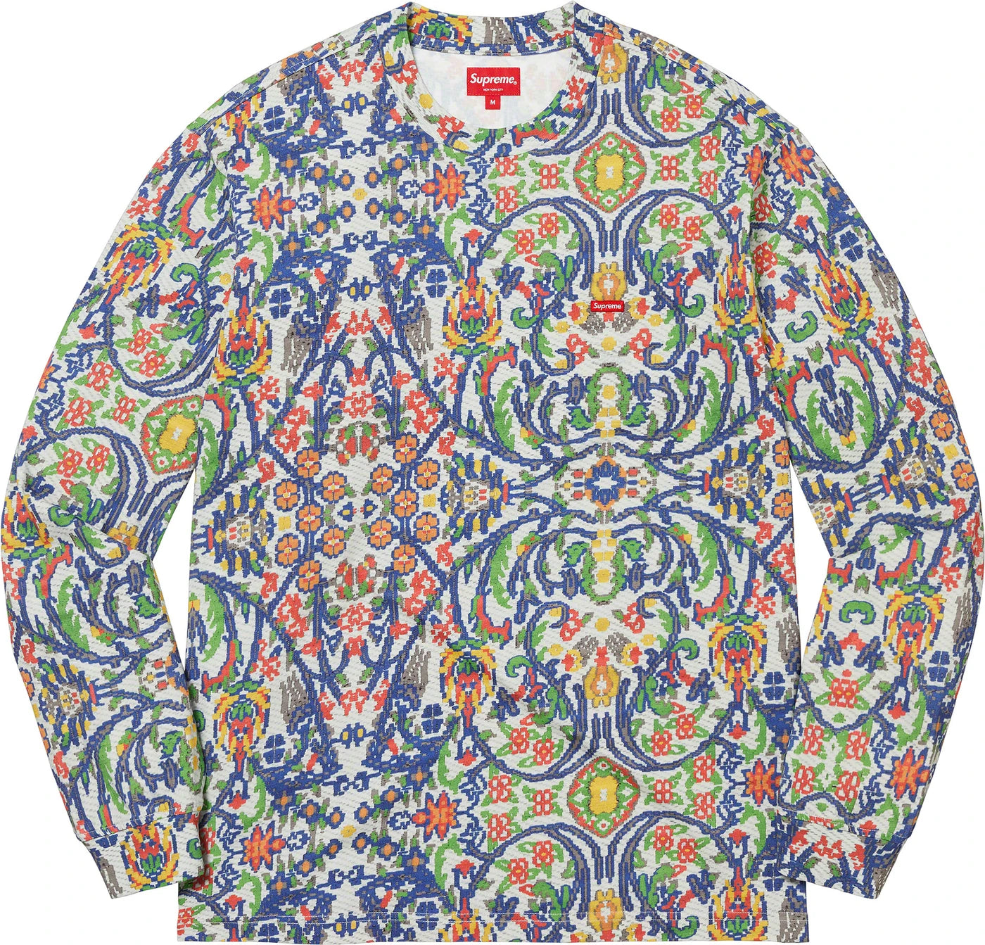 Supreme Small Box L/S Tee (SS23) Tapestry