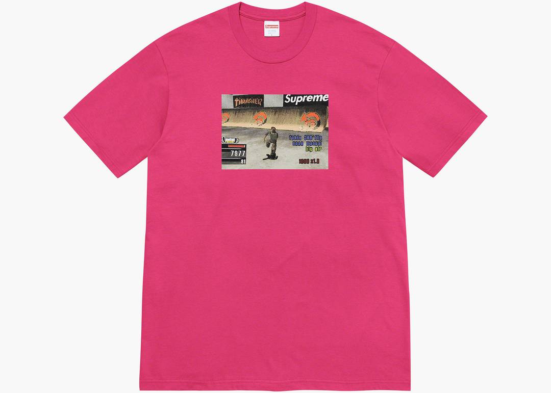 Supreme Thrasher Game Tee Pink