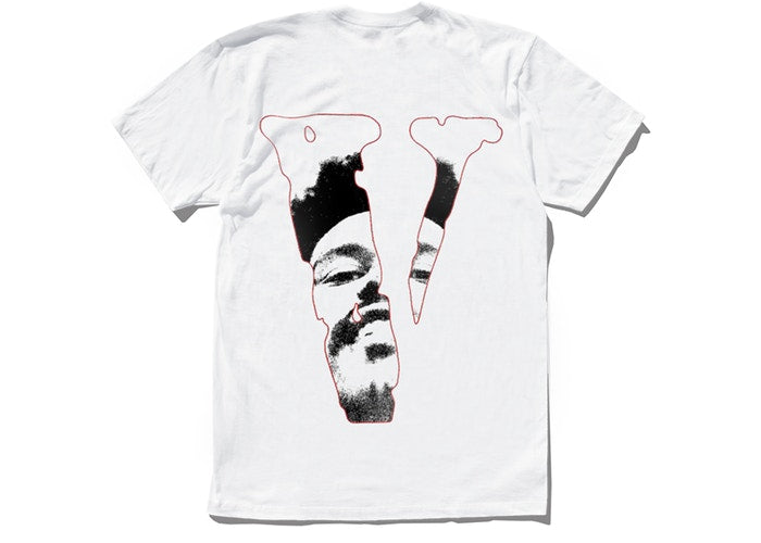 The Weeknd x Vlone After Hours Acid Drip Tee White