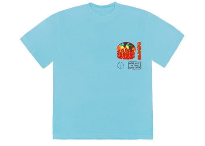 Travis Scott Cactus Jack C/O 2020 T-Shirt Light Blue