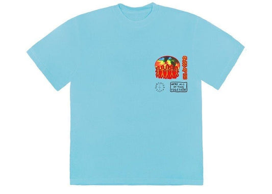 Travis Scott Cactus Jack C/O 2020 T-Shirt Light Blue