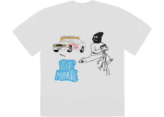 Travis Scott JACKBOYS Mask On T-Shirt White