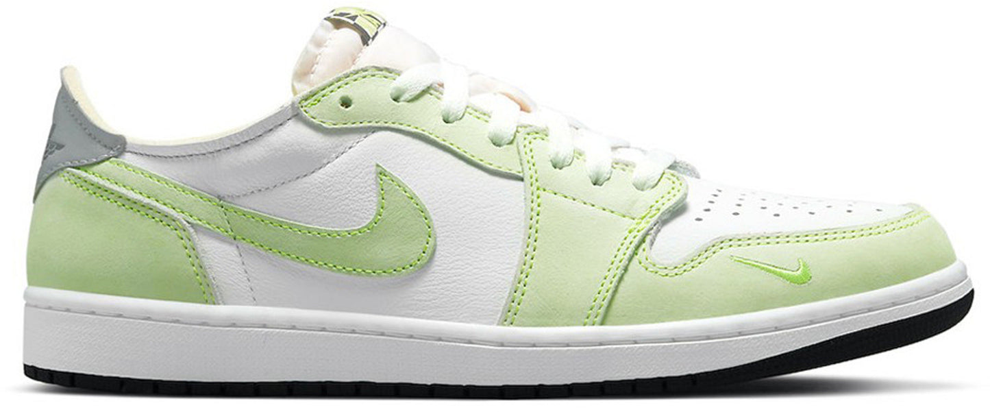 Jordan 1 Retro Low White Ghost Green Black