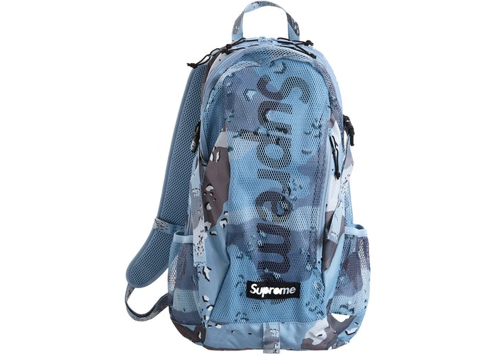 Supreme Backpack (SS20) Blue Chocolate Chip Camo