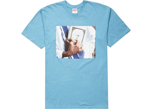 Supreme Bible Tee Light Slate