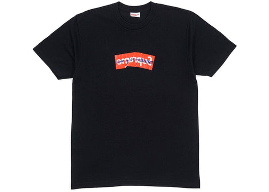 Supreme Comme Des Garcons SHIRT Box Logo Tee Black