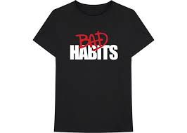 VLONE NAV BAD HABITS DRIP TEE BLACK