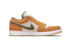 jordan 1 low orange olive