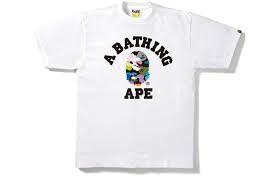 BAPE Multi Camo College Tee