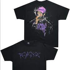 Revenge Gallery x Ski Mask Smoke Tee Black/Purple