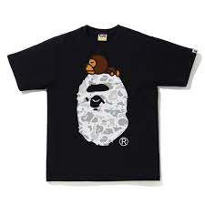 BAPE Space Camo Milo On Big Ape Tee (FW21)