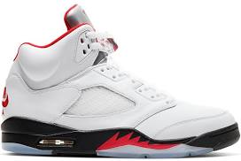 Jordan 5 Retro Fire Red Silver Tongue 2020 (GS)