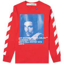 OFF-WHITE Bernini L/S Tee Red
