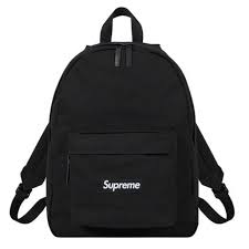 Supreme Canvas Backpack Black
